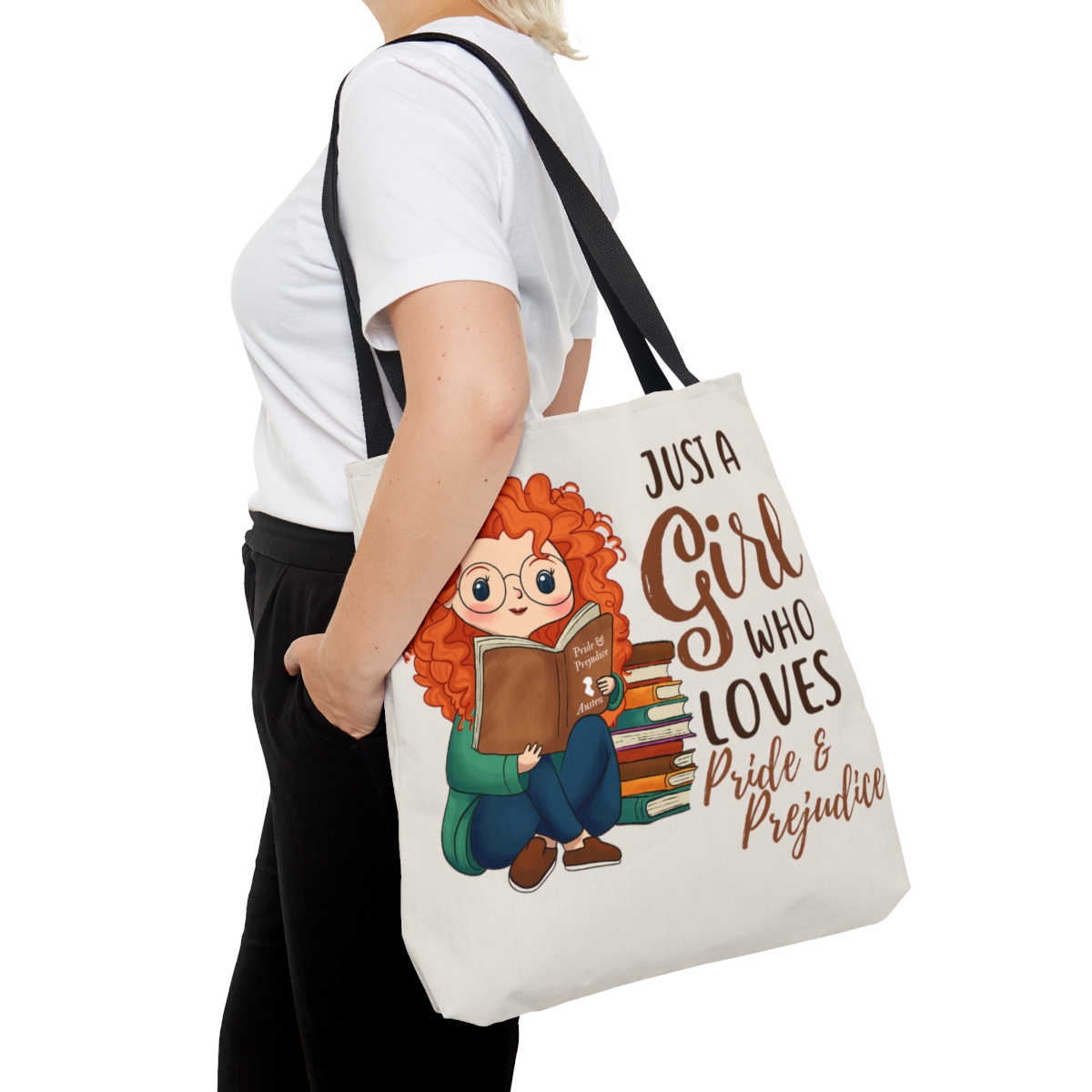 Just A Girl Who Loves Pride and Prejudice Tote Bag