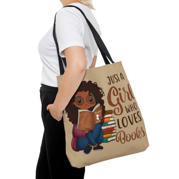 Just A Girl Who Loves Books Tote Bag