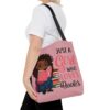 Just A Girl Who Loves Books Tote Bag