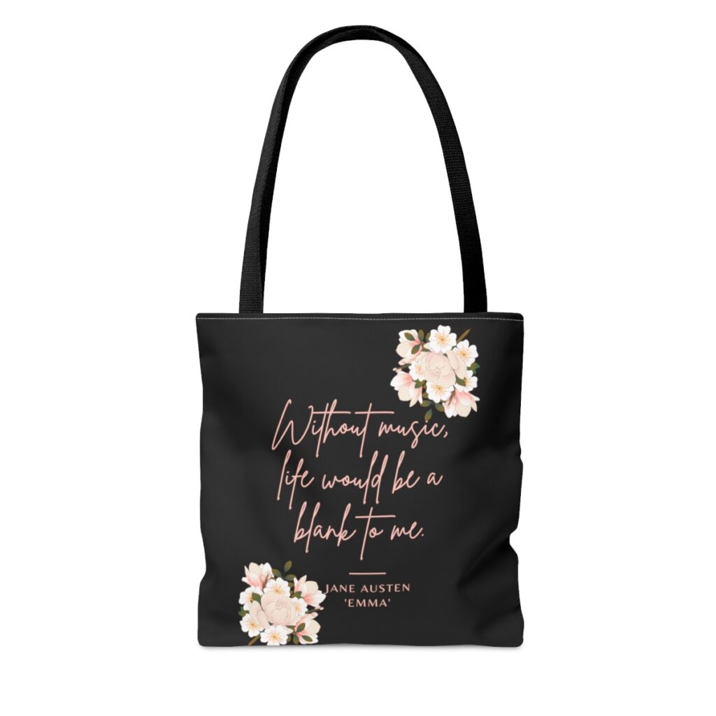 Jane Austen Emma Quote Tote Bag