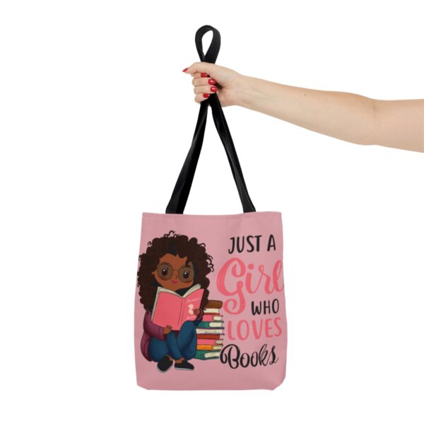 Just A Girl Who Loves Books Tote Bag