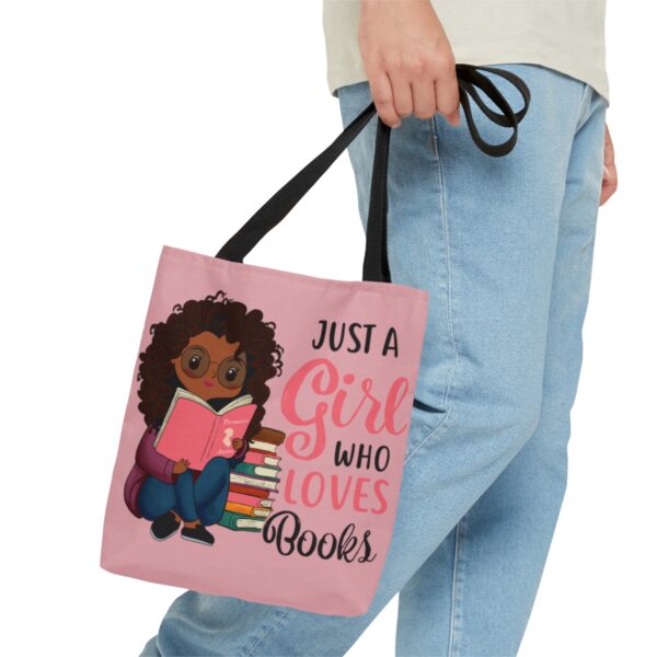 Just A Girl Who Loves Books Tote Bag