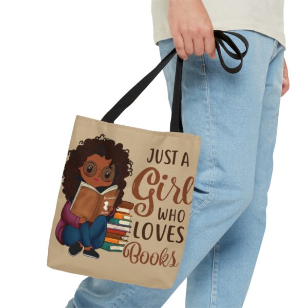 Just A Girl Who Loves Books Tote Bag