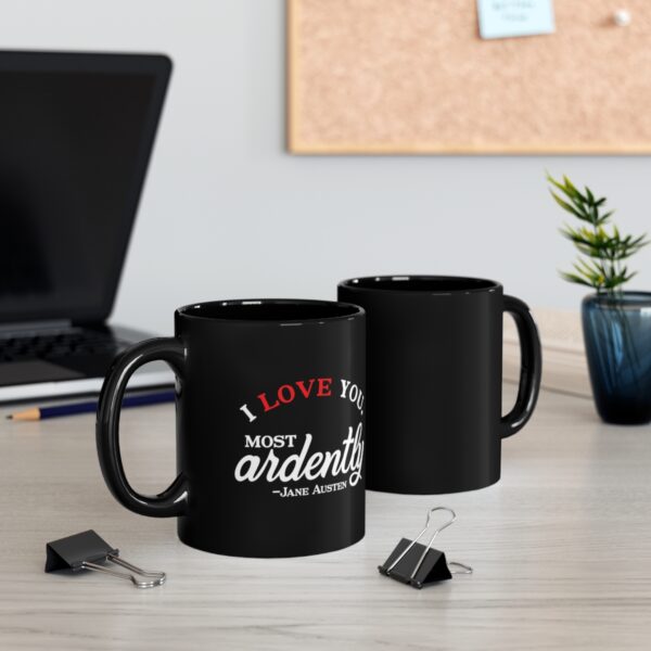 I Love you Ardently Mug Black
