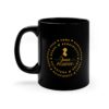 Jane Austen Novels Black Mug
