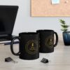 Jane Austen Novels Black Mug