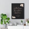 Jane Austen Emma Quote Canvas