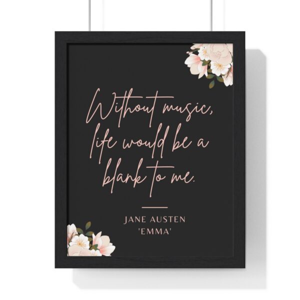 Jane Austen Emma Quote Canvas