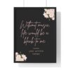 Jane Austen Emma Quote Canvas