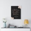 Jane Austen Emma Quote Canvas