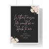 Jane Austen Emma Quote Canvas