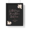 Jane Austen Emma Quote Canvas