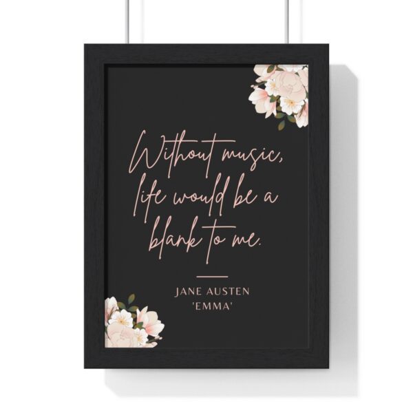 Jane Austen Emma Quote Canvas