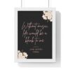 Jane Austen Emma Quote Canvas