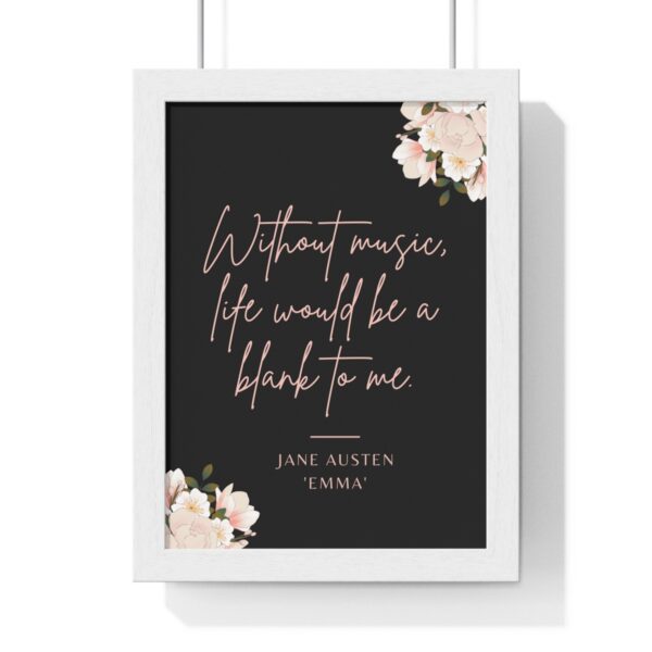 Jane Austen Emma Quote Canvas