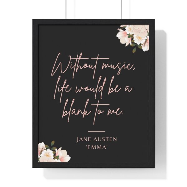 Jane Austen Emma Quote Canvas