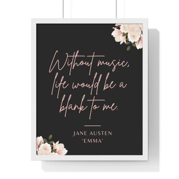 Jane Austen Emma Quote Canvas