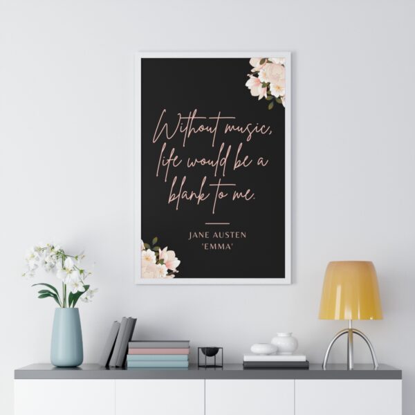 Jane Austen Emma Quote Canvas