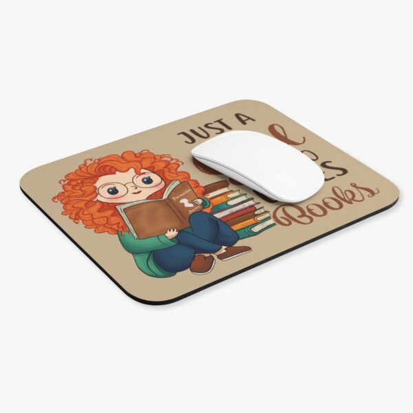 Just A Girl Who Loves Book Mouse Pad