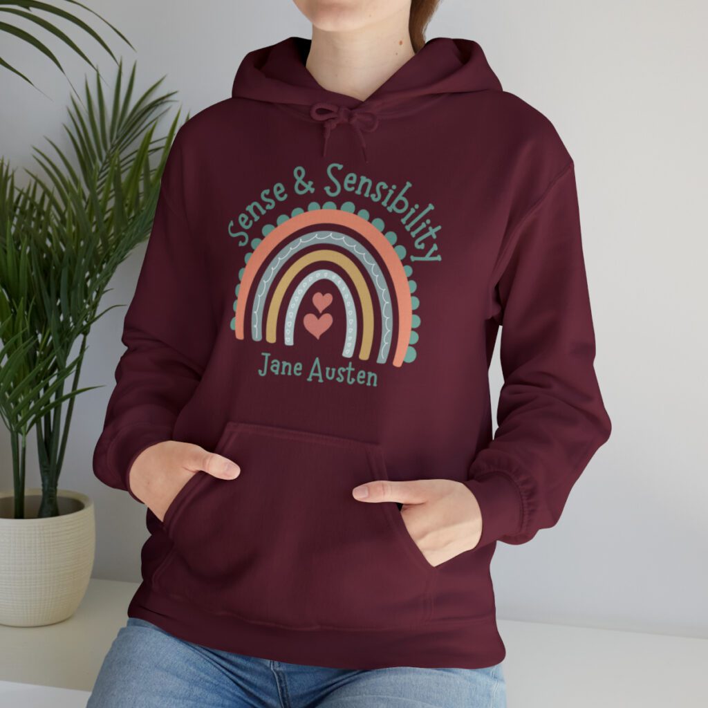 Sense and Sensibility Rainbow Hoodie