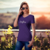 Austen V-Neck Shirt purple