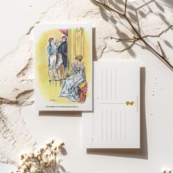 Pride And Prejudice 1895 Mr. Darcy And Elizabeth Bennet Postcard