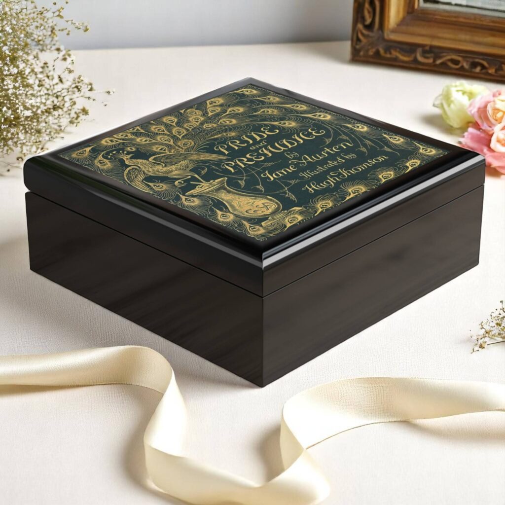 Pride and Prejudice Peacock Edition Jewelry Box