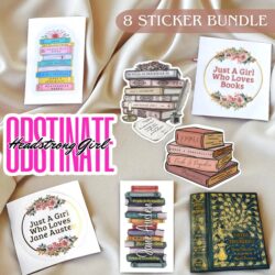 Jane Austen 8 Sticker Bundle