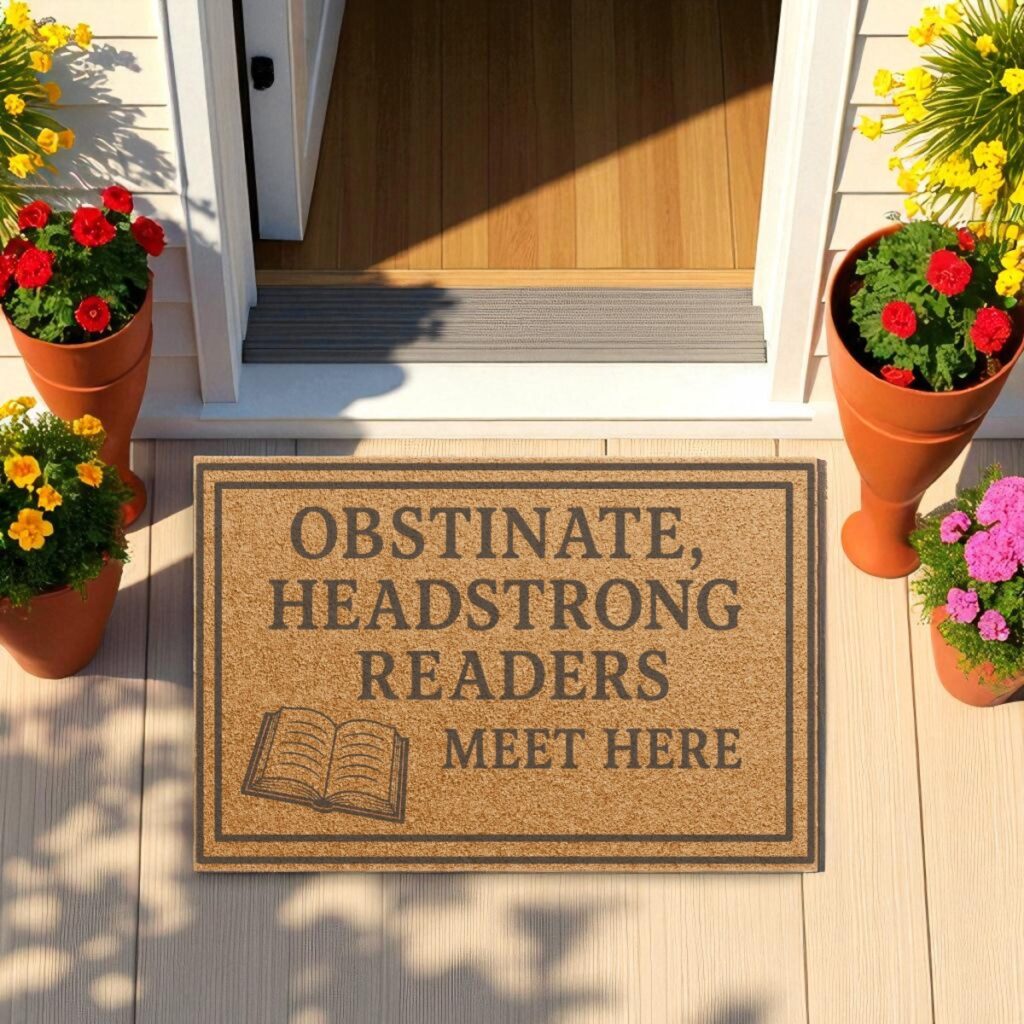 Pride and Prejudice Entrance Rug Welcome Mat