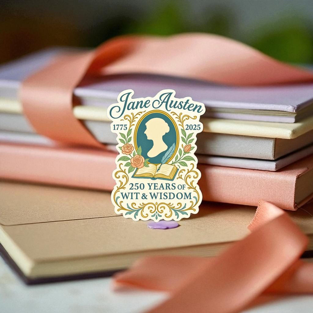 Jane Austen 250th Anniversary Sticker