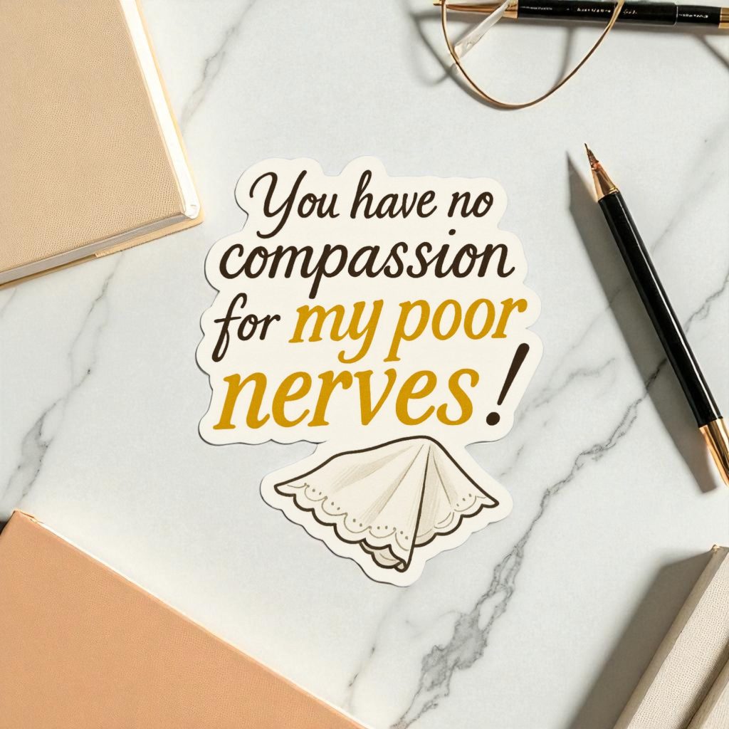 Pride and Prejudice Sticker Matte